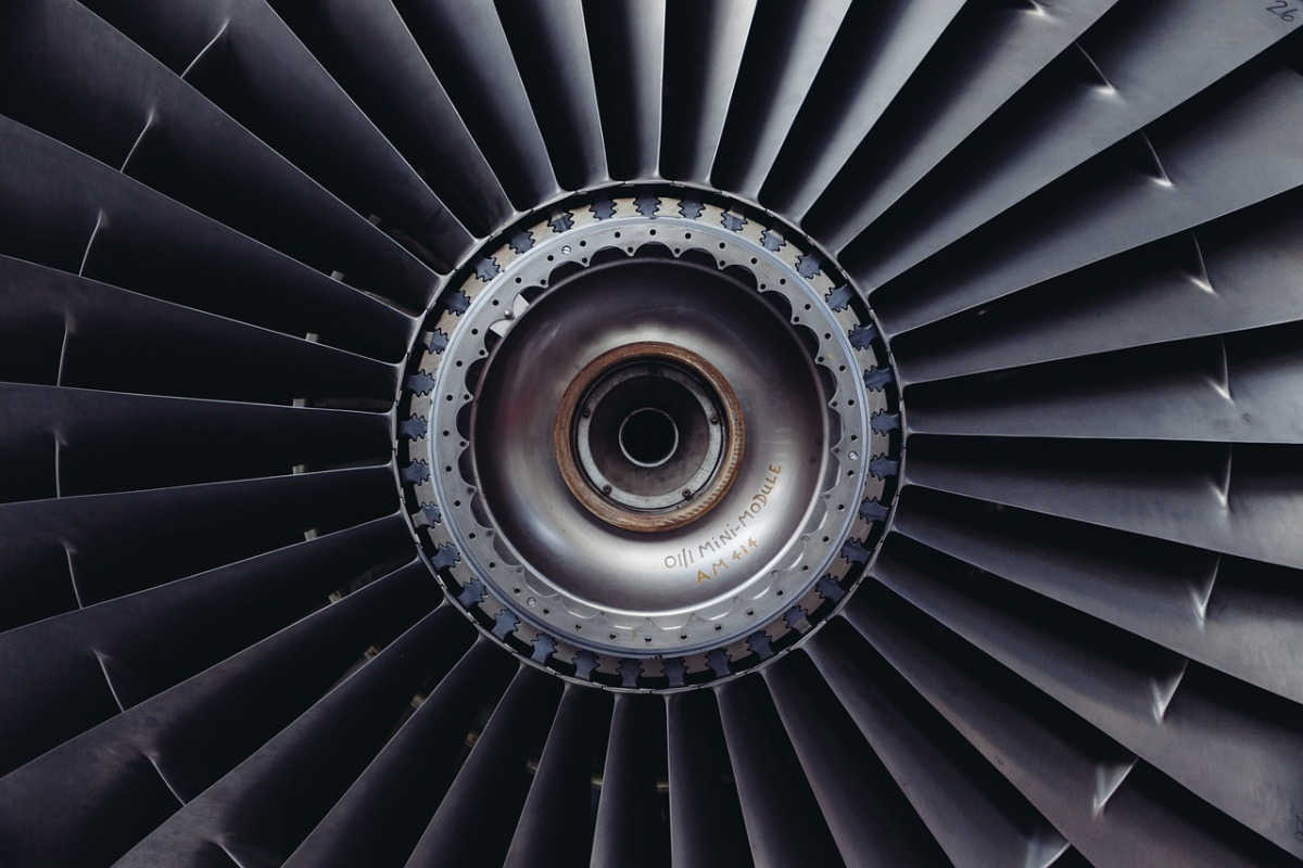 Engineers inspecting turbines